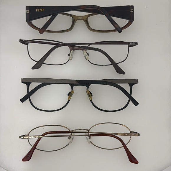 Lot of 10 pairs of authentic designer eyeglasses frames for parts or repair - Picture 7 of 7